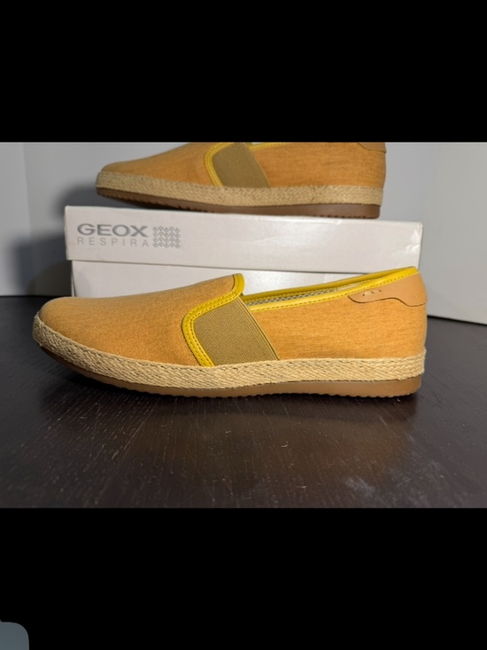 Geox Respira Copacabana 9 Espadrille Slip on Loafers Shoes Curry Mens 11 main image 4
